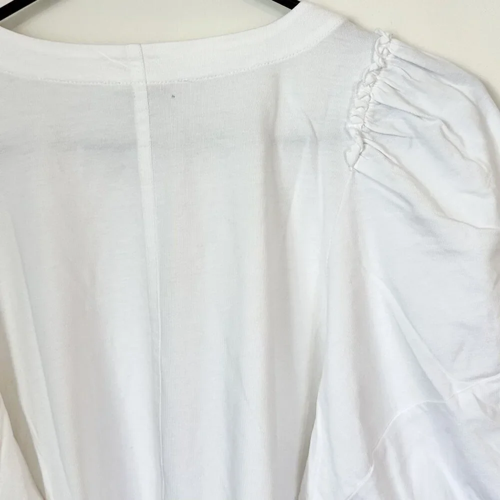 Madewell white puff